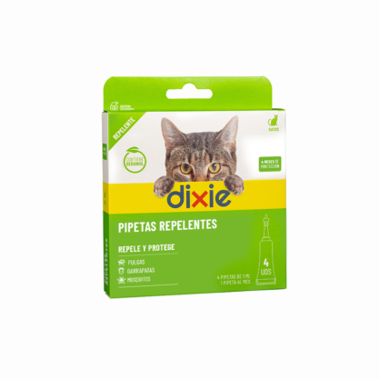 Pipetas repelentes gato Dixie