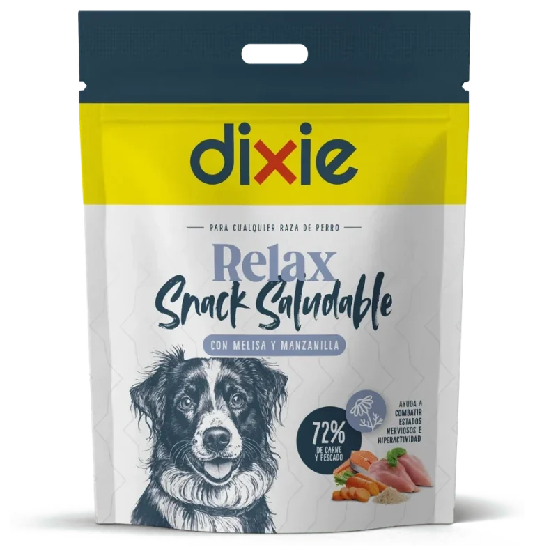 Snack funcional Relax para perros, de Dixie