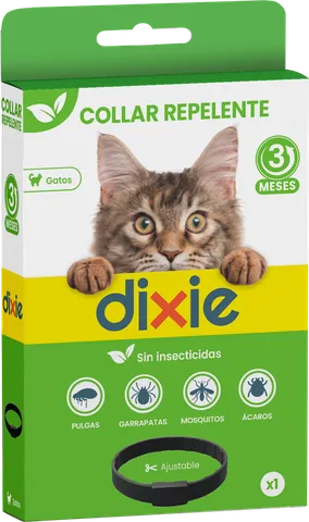 Collar repelente para gatos Dixie